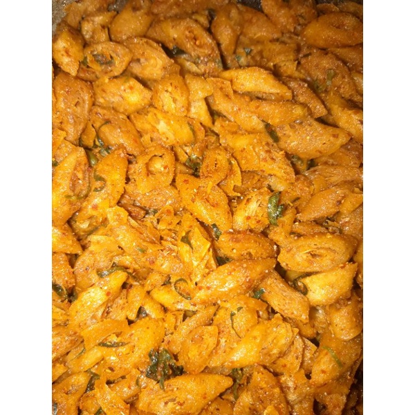 

Keripik Lumpia Rasa Pedas 250gr