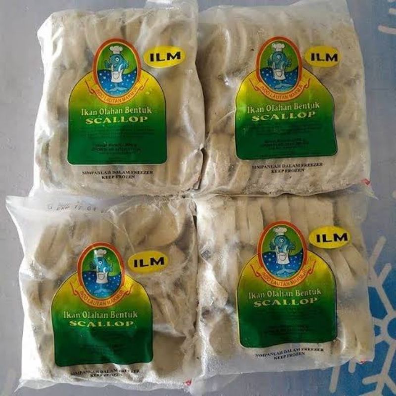 

scallop ikan ilm 500g