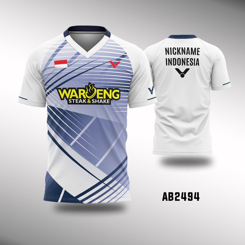 Kaos Jersey Badminton Indonesia Victor BWC 2022 AB2494