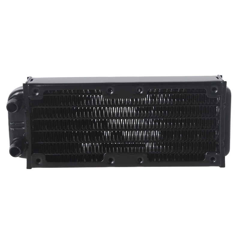 Bt Water Cooling Komputer Radiator 6pipa Alumunium Heat Exchanger Pendingin Cairan