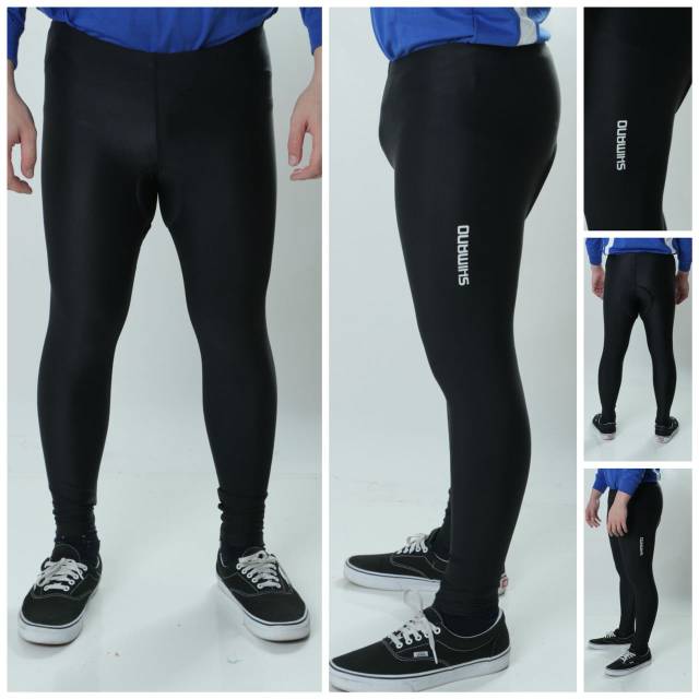  Celana  sepeda  panjang  padding pria  wanita shimano pants 