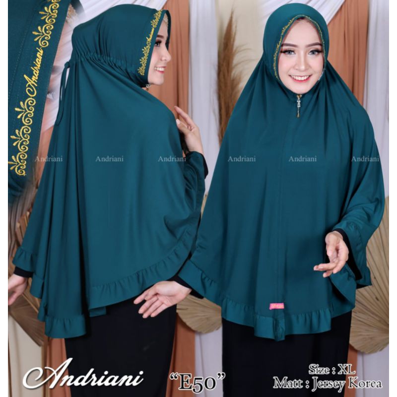 hijab andriani serut bordir