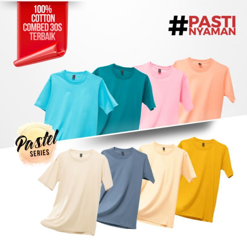 KAOS POLOS PREMIUM COTTON COMBED 30S-1