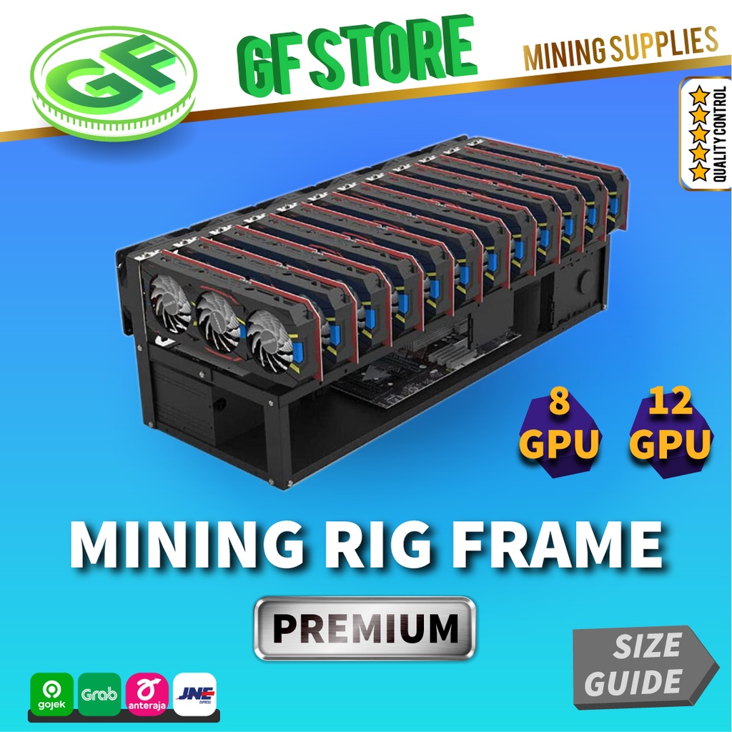 MINING RIG FRAME (PREMIUM) 12GPU / 8 GPU⚡