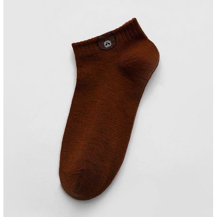 Kaos Kaki Ankle Pendek Lucu Tebal 1kg muat 86pcs Motif Brown Import Lembut GANNISE KK0002-KK0002 BROWN