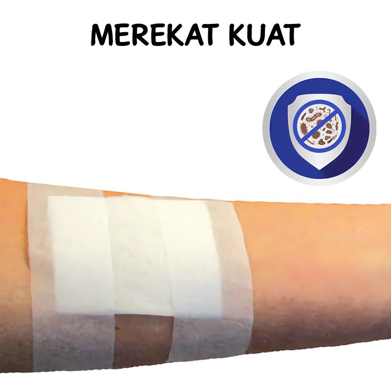 3M Nexcare Plester Kertas Medis 2.5 CM 1 Roll 1 IN x 9.1 M VHB Micropore Surgical Paper Tape 3M-T-21