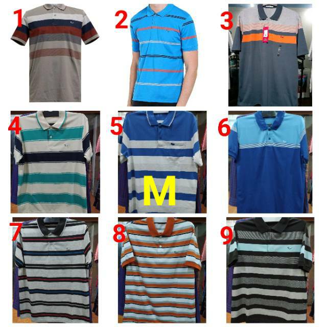 Walrus kaos polo shirt pria size M