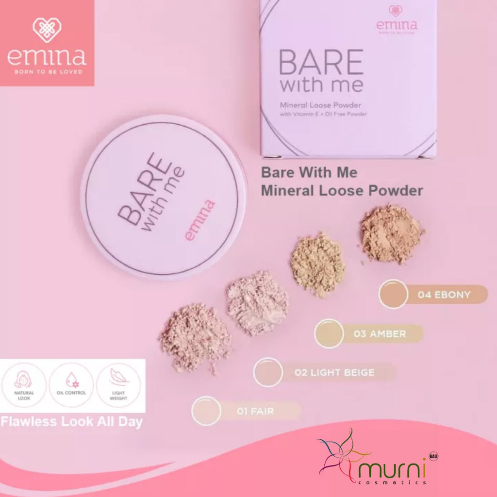 EMINA Bare With Me Mineral Loose Powder 8G