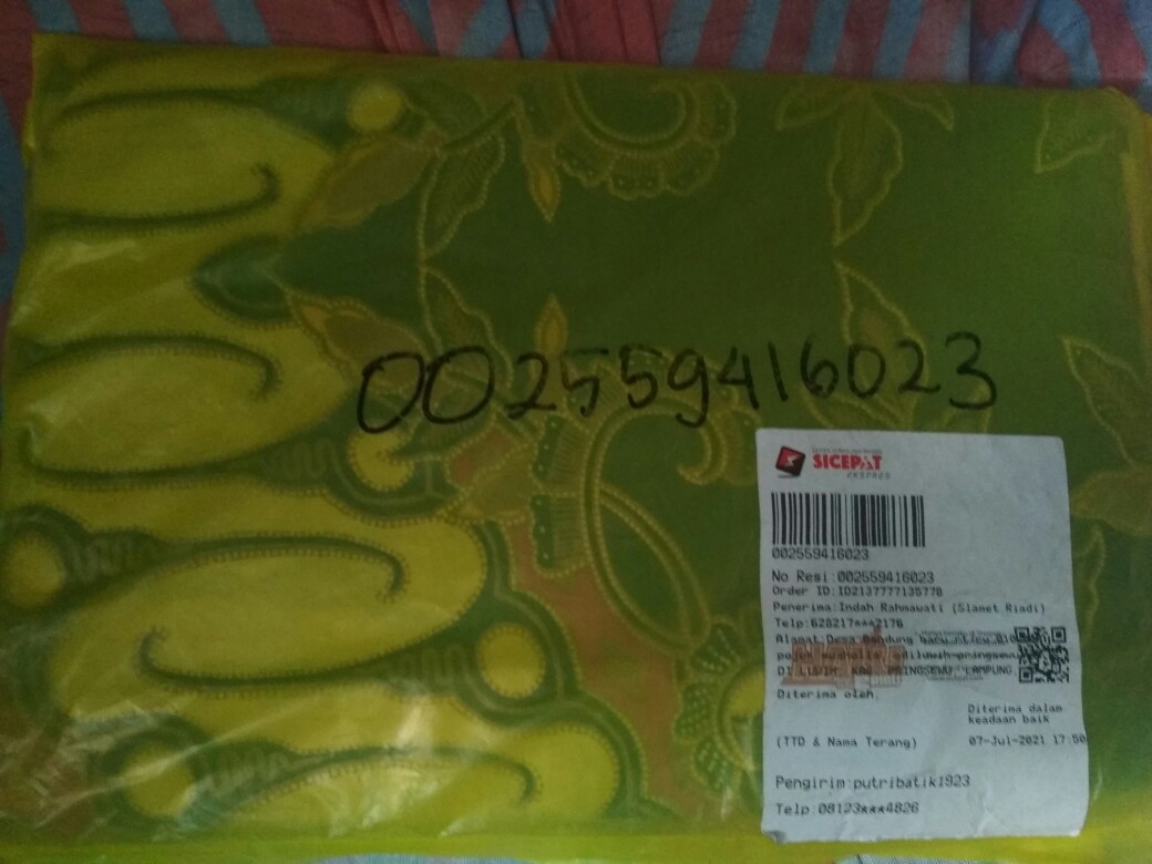 Kain Batik Solo Burung V Kode Wd32