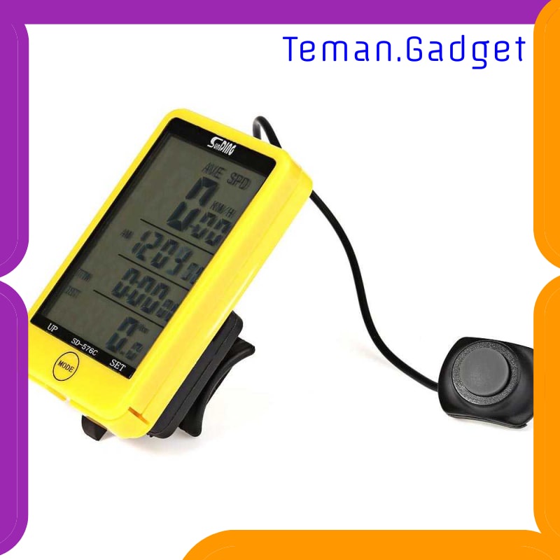 TG-IB757 SUNDING ODOMETER SPEEDOMETER WIRELESS MONITOR SEPEDA - SD-576C