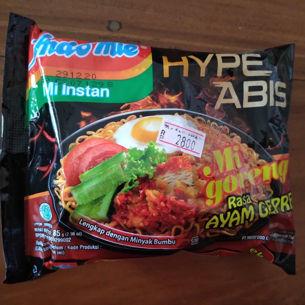

INDOMIE GORENG RASA AYAM GEPREK