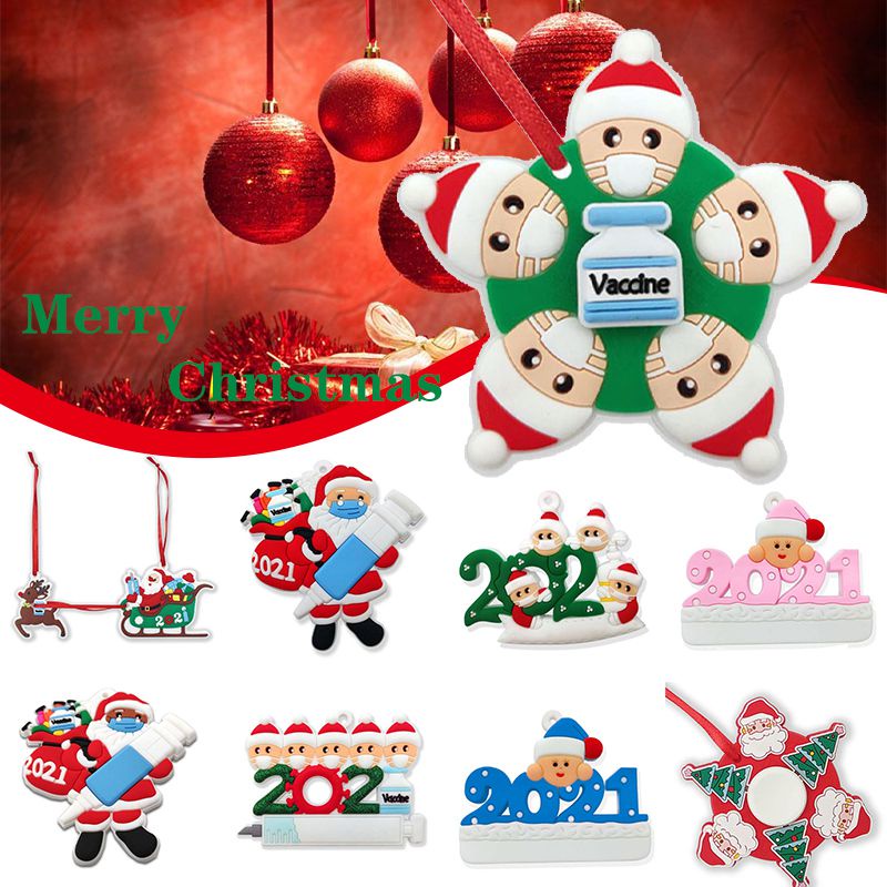 【Hot！！！】2021 Christmas Xmas Tree Hanging Decor Pendant Gift Santa Ornaments