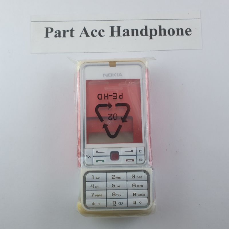 casing nokia 3250 fullset logo nokia