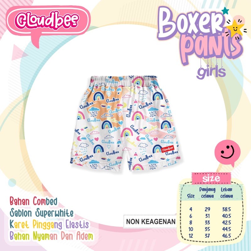 Celana Pendek Anak Celpen Boxer Dino Cloudbee