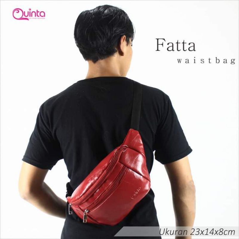 Tas Quinta Original Waistbag wanita Waistbag pria Fatta