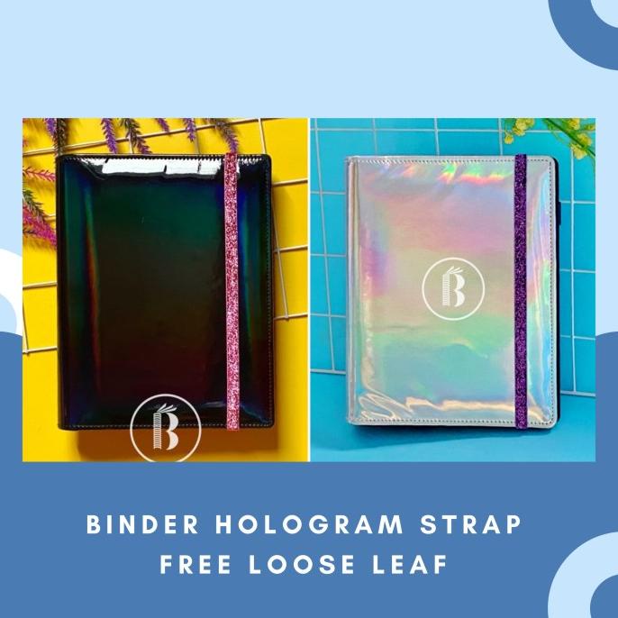 

COD Binder READY Motif hologram glossy with strap 20ring A5 26ring B5 PROMOKode 2348