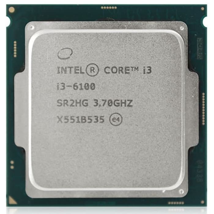 PROCESSOR INTEL CORE I3 6100 LGA 1151 TRAY