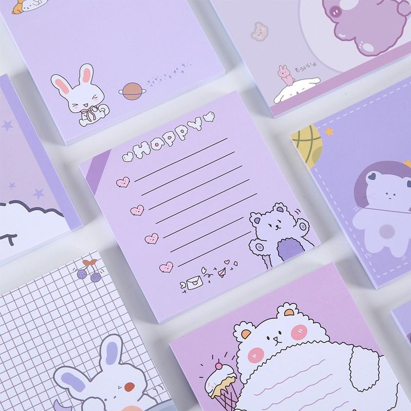 

Purple Party - sticky notes - memo lucu catatan sokolah tugas pelajaran korea [lucu thehanscorner]