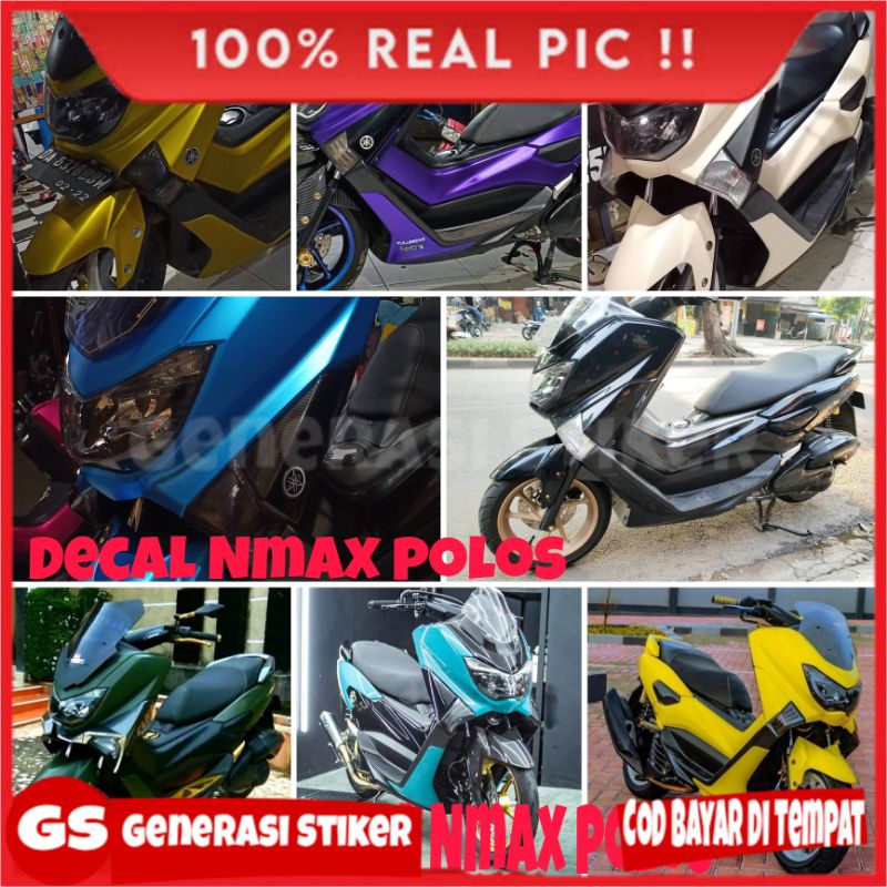 Decal Nmax Polos Tahun 2018 -2022 Stiker Skotlet Decal Motor Nmax Skotlet Motor Nmax