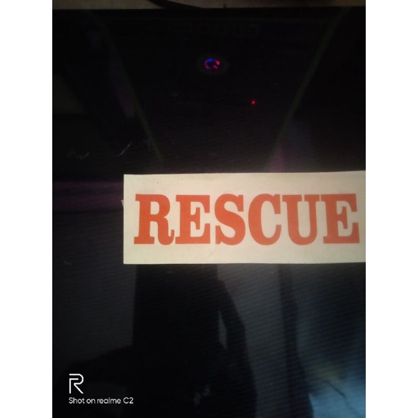 stiker rescue