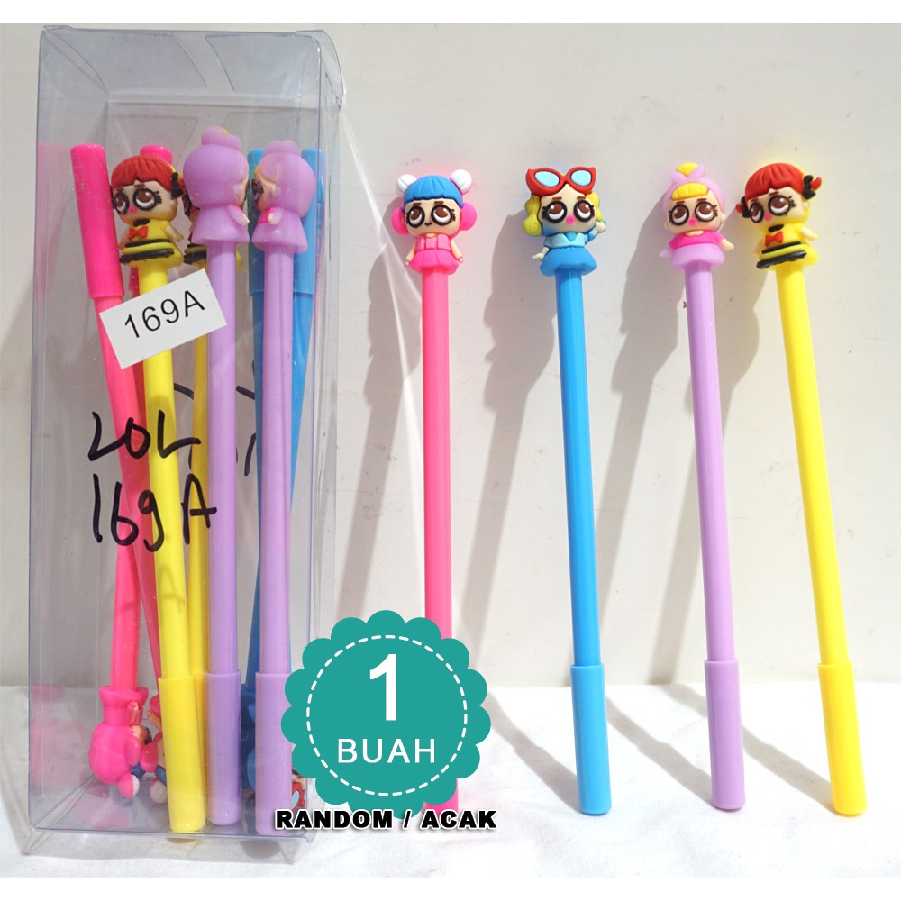 

Pulpen fancy gel LOL 169 A - pulpen gel LOL 169 A - harga satuan