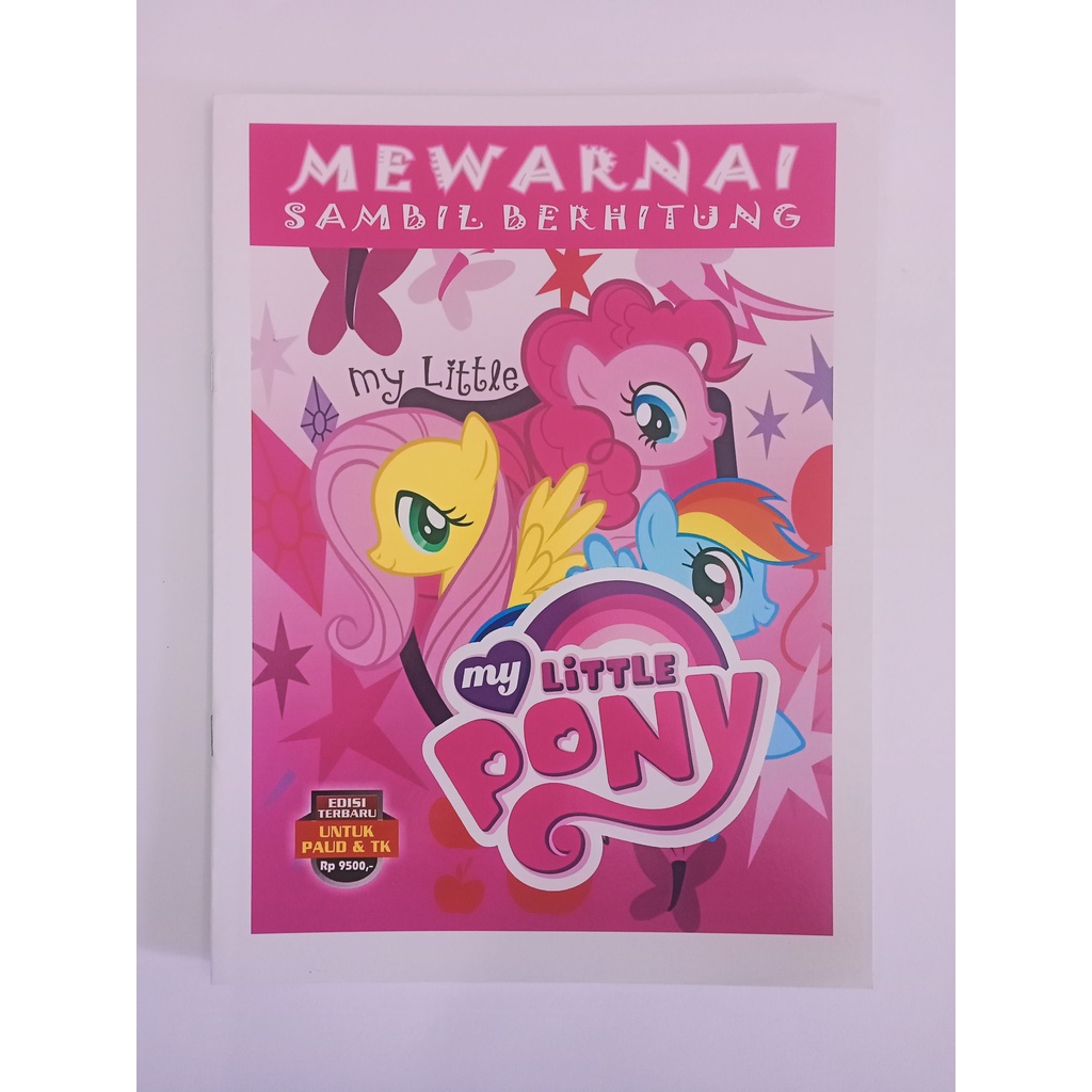 BUKU MEWARNAI MY little pony/Buku Belajar Mewarnai