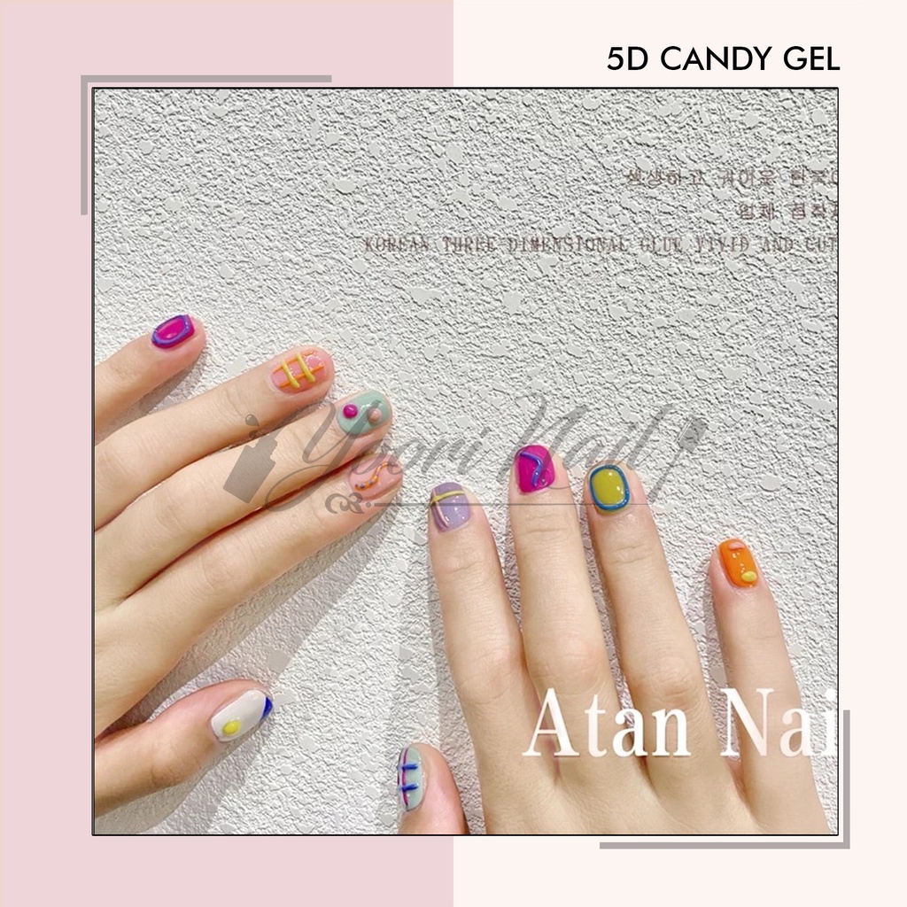 5D Candy gel jelly gel 10ml candy gel nail art gel 5d 4D painting