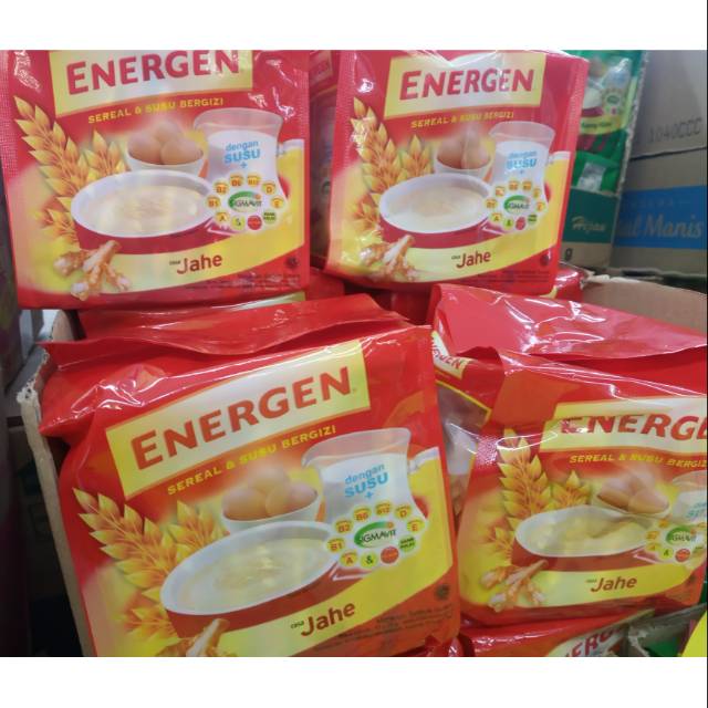 

ENERGEN SEREAL BAG 10'S 29g semua jenis