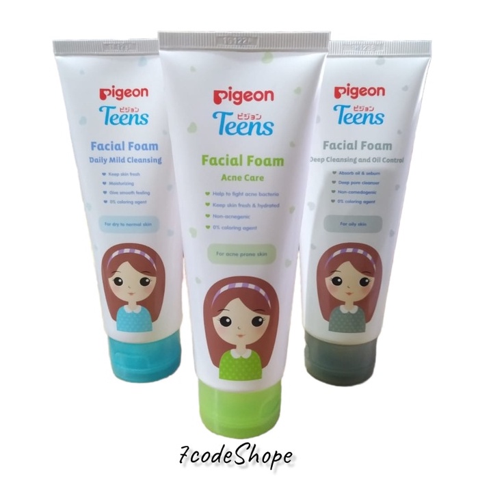PIGEON Teens Facial Foam 100ML - Sabun Cuci Muka
