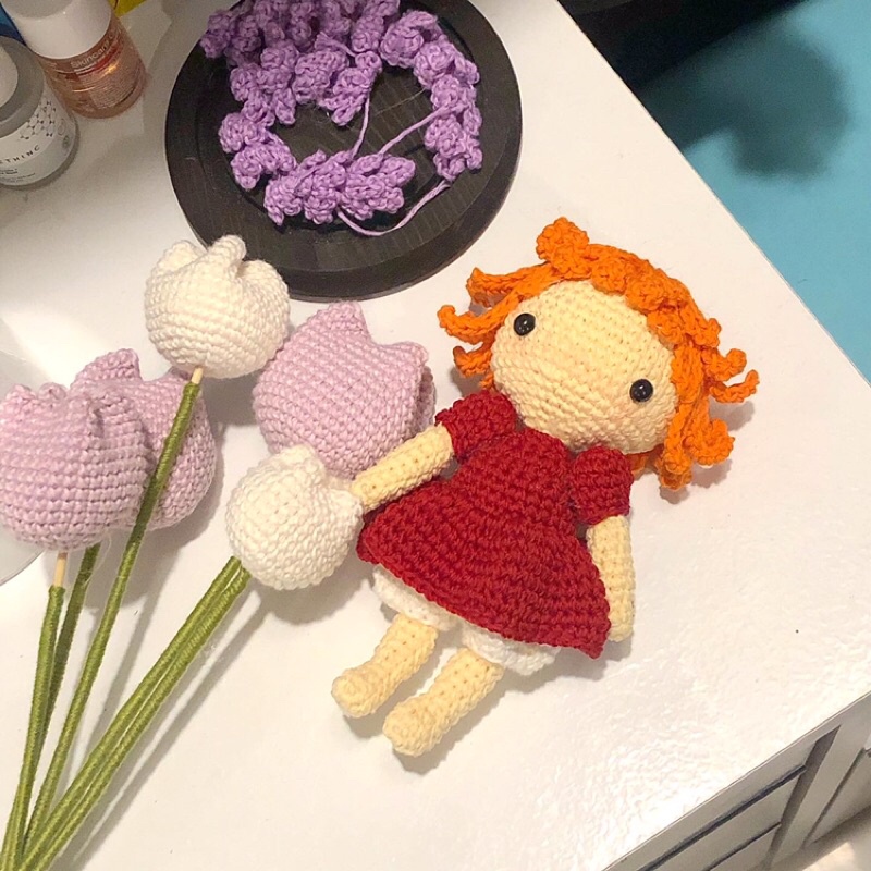 ponyo amigurumi crochet doll boneka rajut