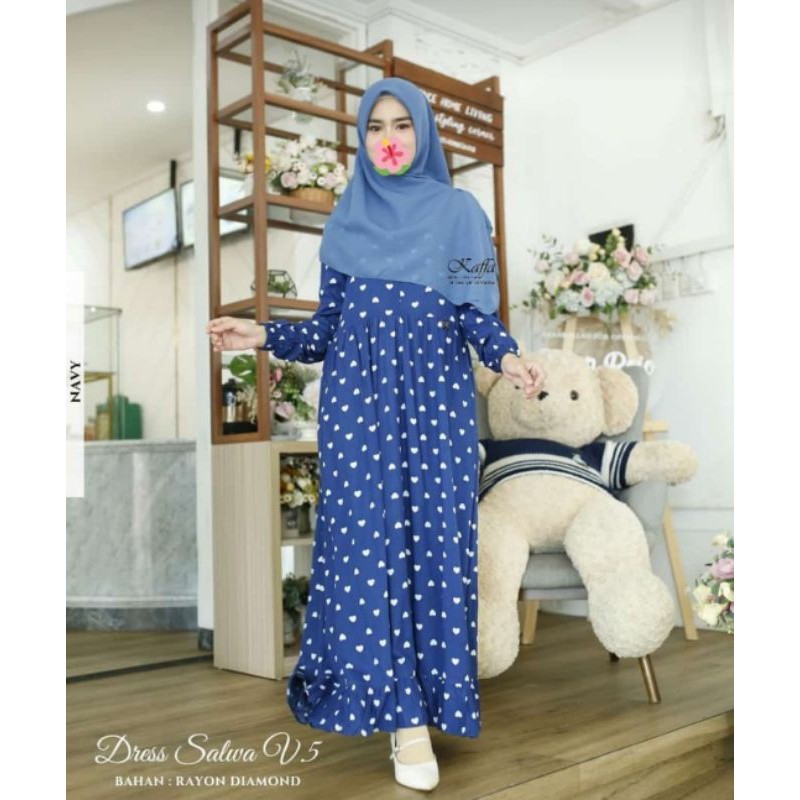 dress Salwa vol 5 Kaffa busana fashion Bandung
