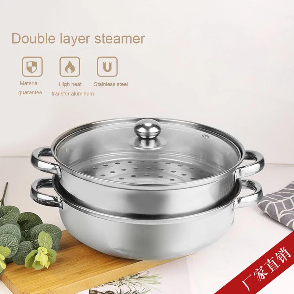 PANCI KUKUSAN 2 TINGKAT/PANCI STEAMER  28 CM