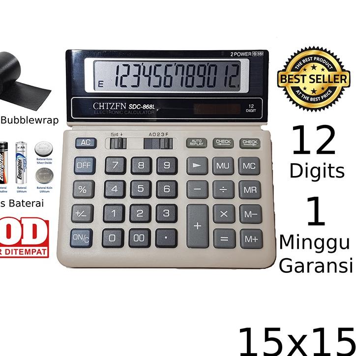 

Special - Kalkulator 868L 12 Digit - Calculator Check .,