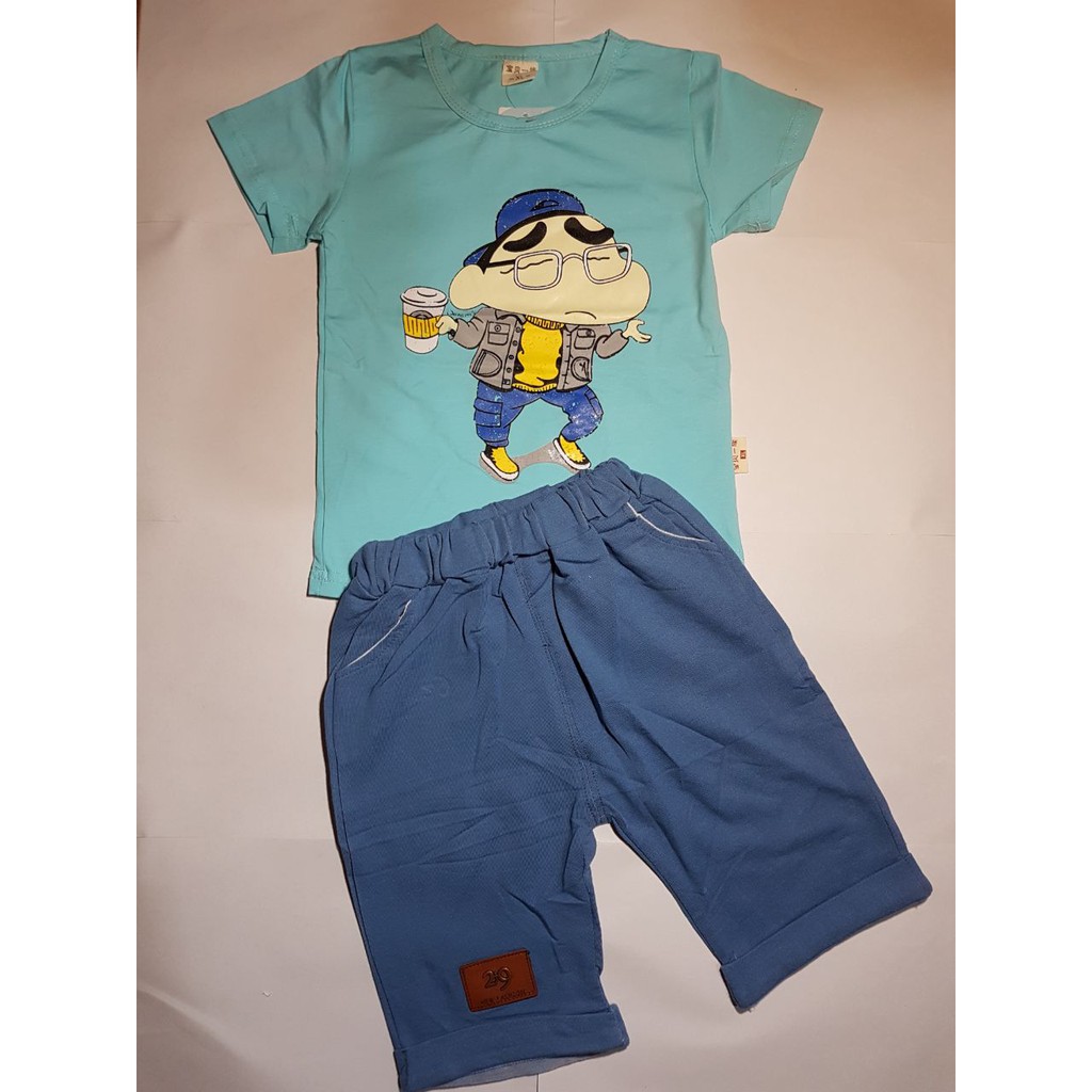 Baju Setelan Anak Shinchan Import