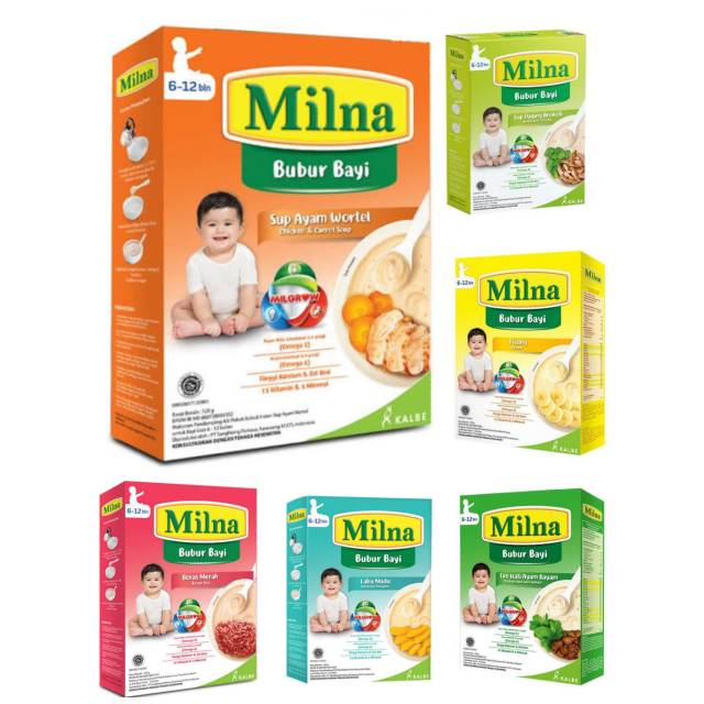 Milna bubur bayi 6-12bulan