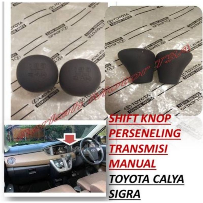 Shift Knob Manual Toyota Calya Daihatsu Sigra Original TOYOTA