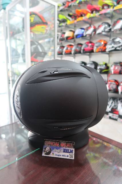 HELM KYT RC7 SOLID - Black Doff /helm murah/helm full face/original KYT-7
