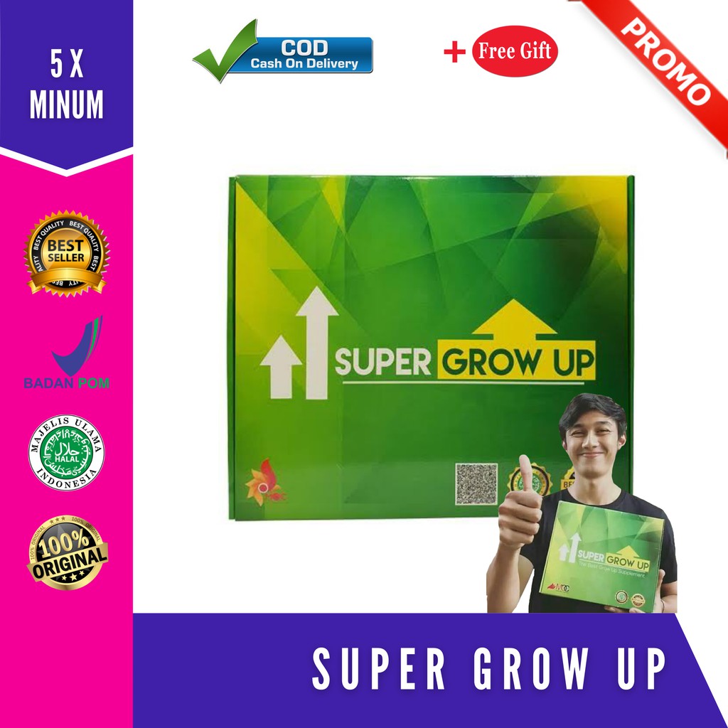 

Super Grow Up Suplemen Peninggi Badan / Super Grow Up Original Susu Peninggi Badan / Peninggi Badan
