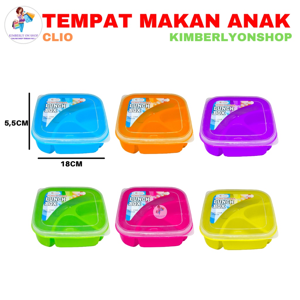 Lunch Box Tempat Makan Kotak Bekal Souvenir Ultah Clio Yokohama