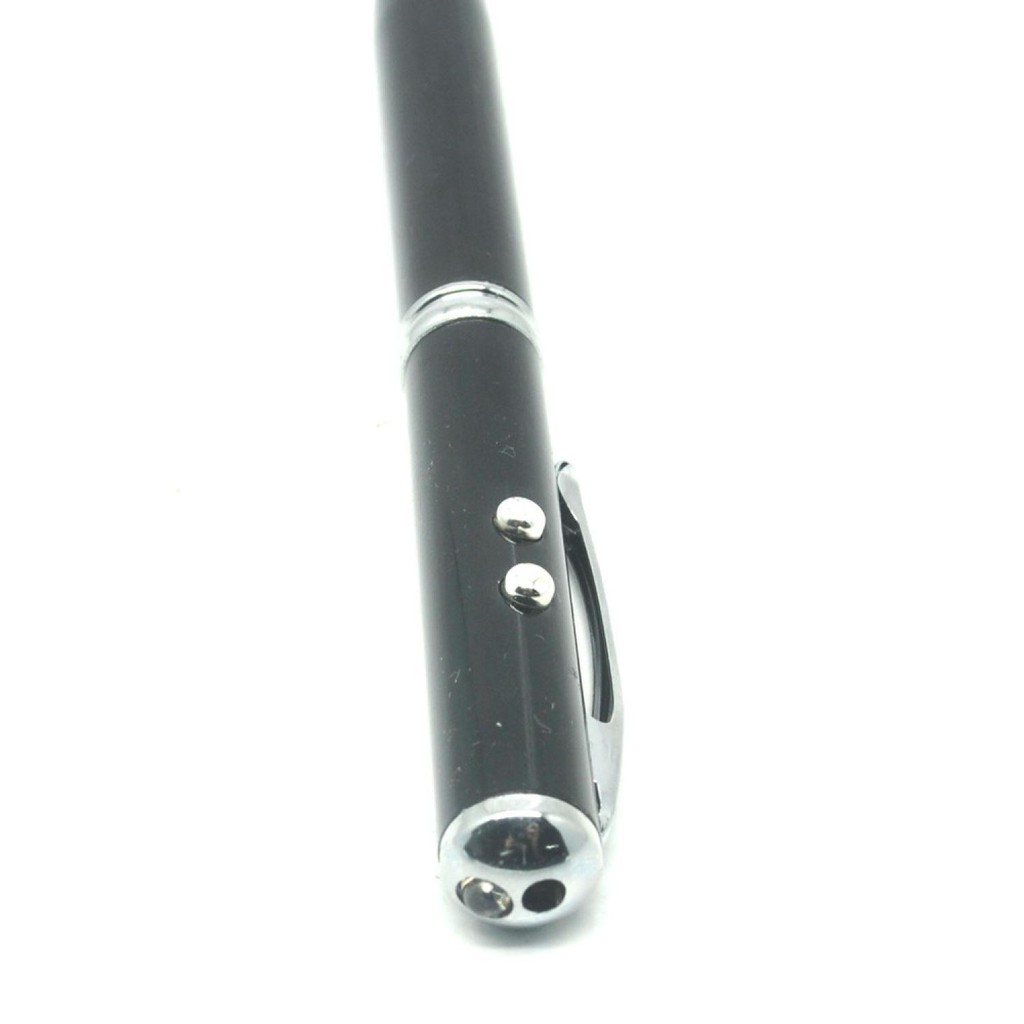 Stylus 4in1 Ballpoint+Laser Pointer+Senter Stylus Karet Pulpen Aluminum Mewah Bolpen Multifungsi