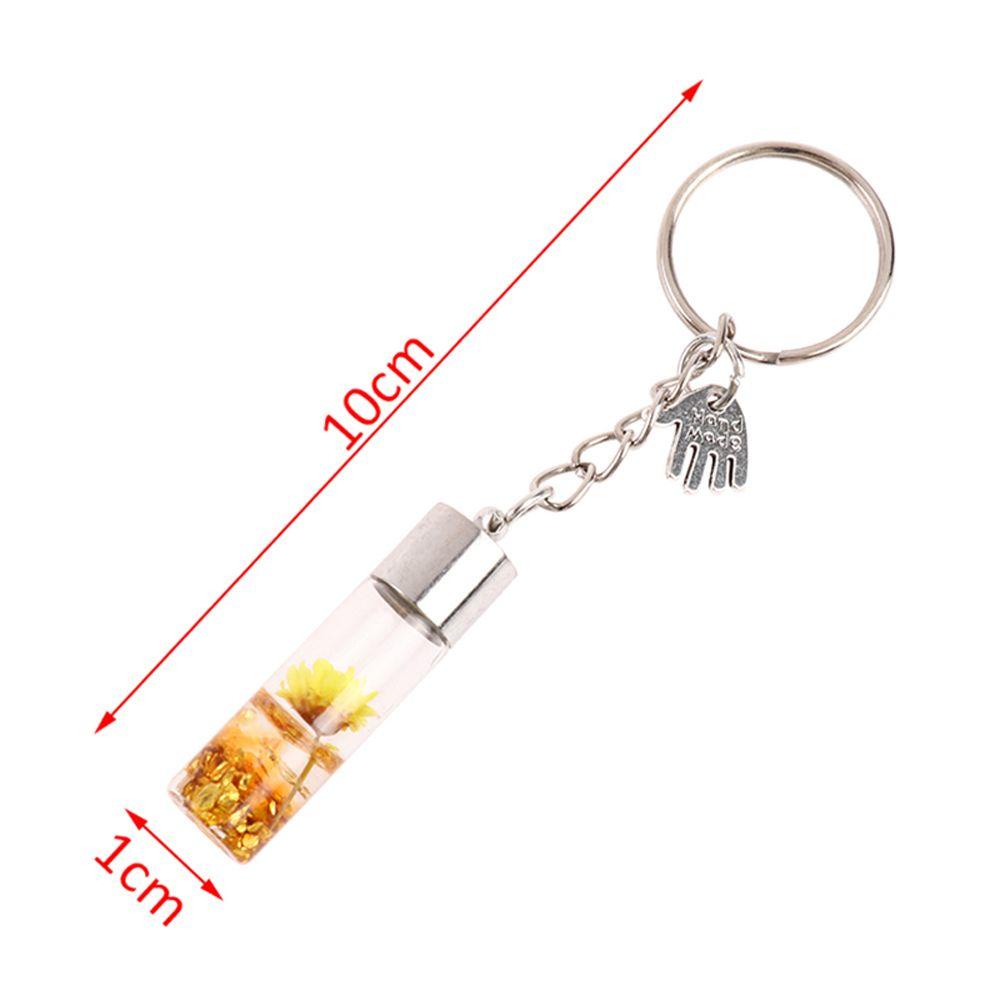 Lanfy Bunga Abadi Gantungan Kunci Aksesoris Fashion Pernak Pernik Hadiah Ransel Liontin Keychain Pendant Pasangan Hadiah Tanaman Key Chain