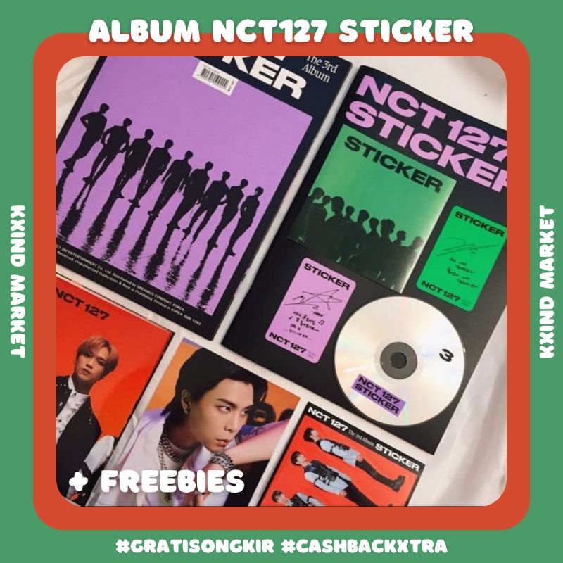 Album Sticker NCT127 / album only sticker nct / album only nct / album nct / sticker nct