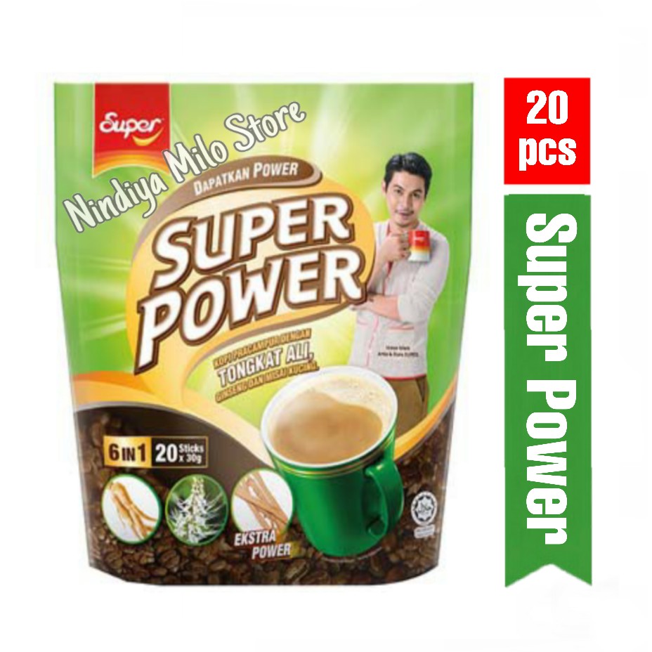 

Kopi Super Power Malaysia 6 in 1 20 pcs