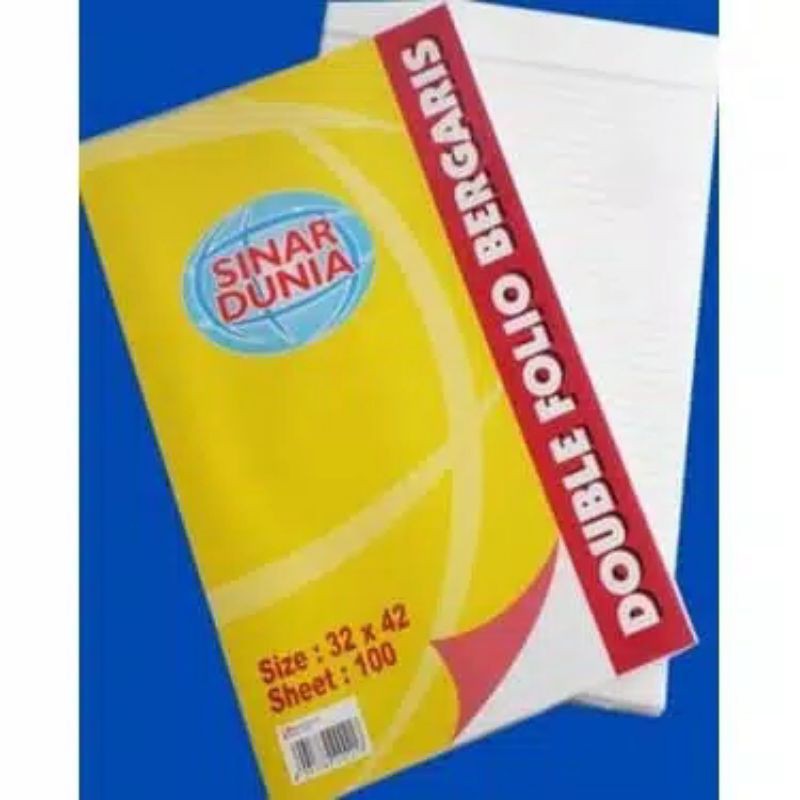 

Double Folio bergaris 100 Lembar SIDU/KIKY