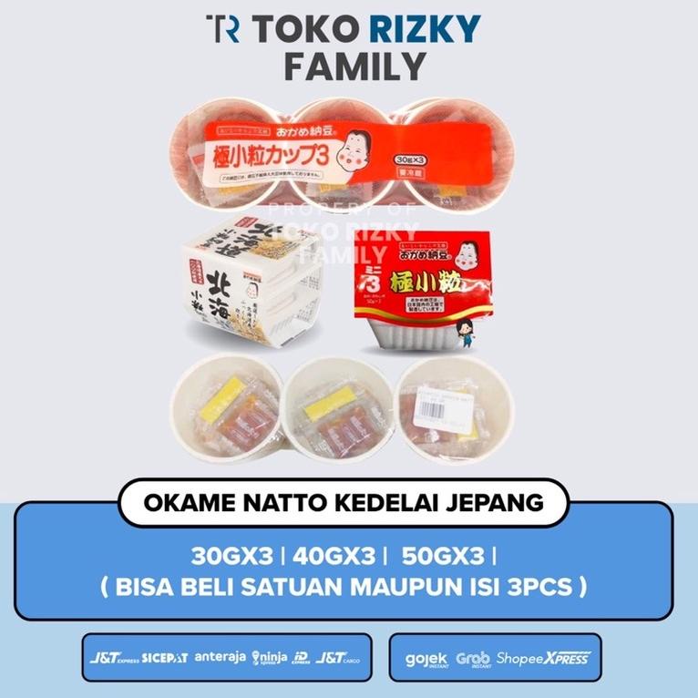 

[PROMO 8KN46] TOKO RIZKY - Okame Natto Cup 3 150g 120g 90g | Fermentasi Kacang Kedelai Khas Jepang Model Terkini