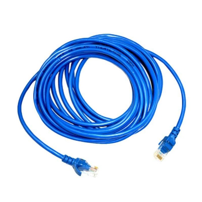 Patch Cord UTP Cat 5e 10 Meter Warna Biru