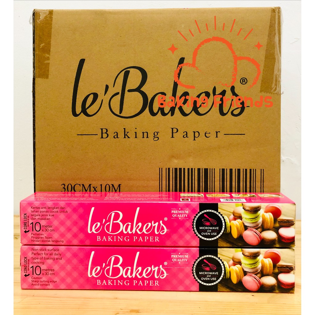 LE BAKERS BAKING PAPER 30CM X 10M/KERTAS LOYANG BAKING/KERTAS PANGGANGAN/LEBAKER