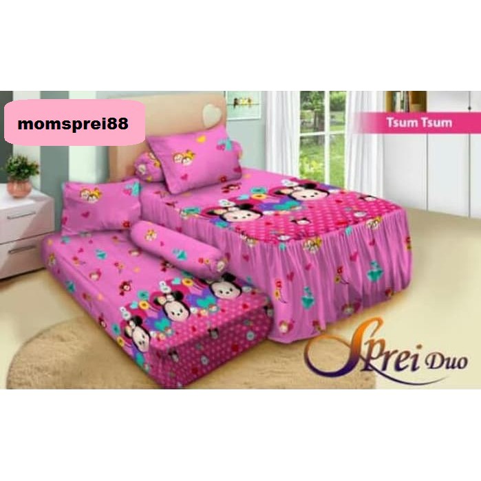 SPREI FATA DUO 2IN1 BED SORONG TSUM TSUM 120x200