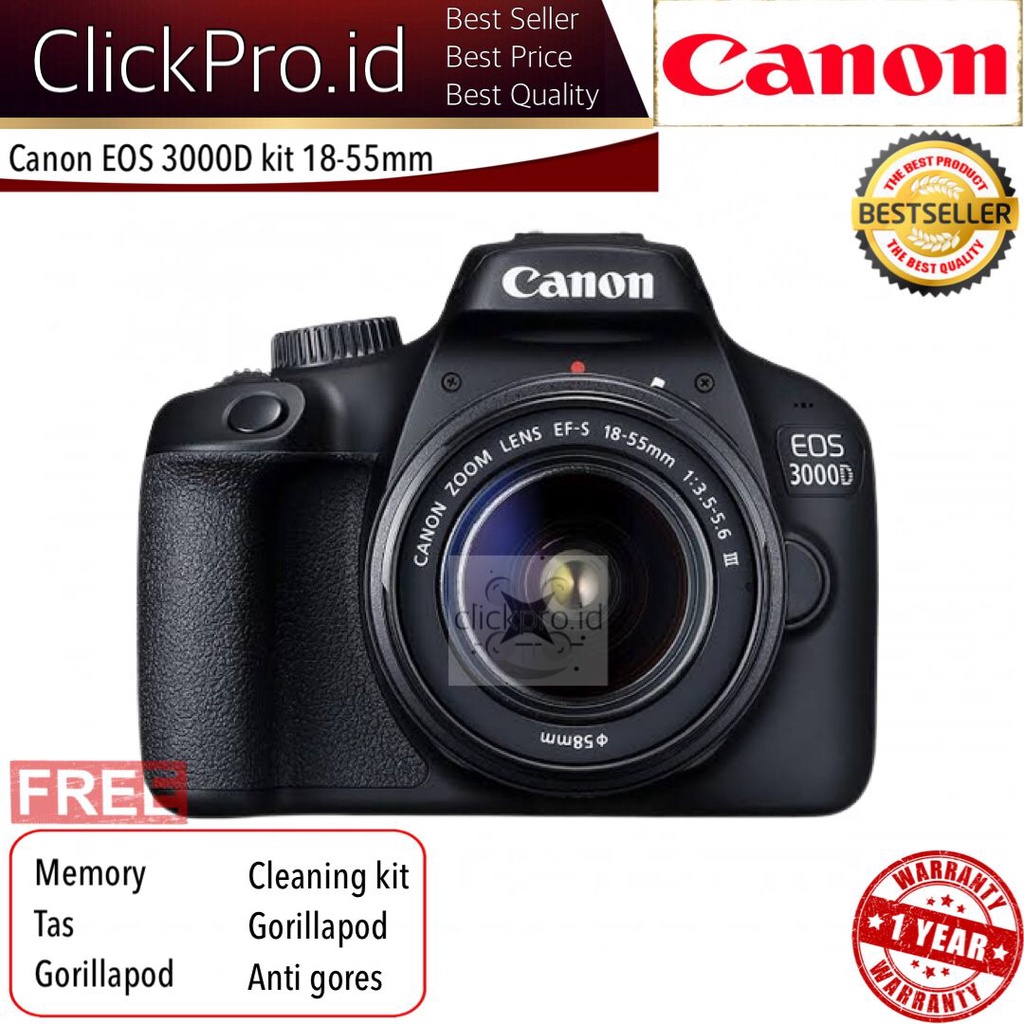Canon EOS 3000D kit 18-55mm / Canon 3000D