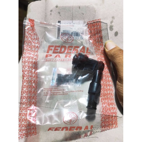 Tutup  busi Honda beat Vario Scoopy spacy merk federal  100% original